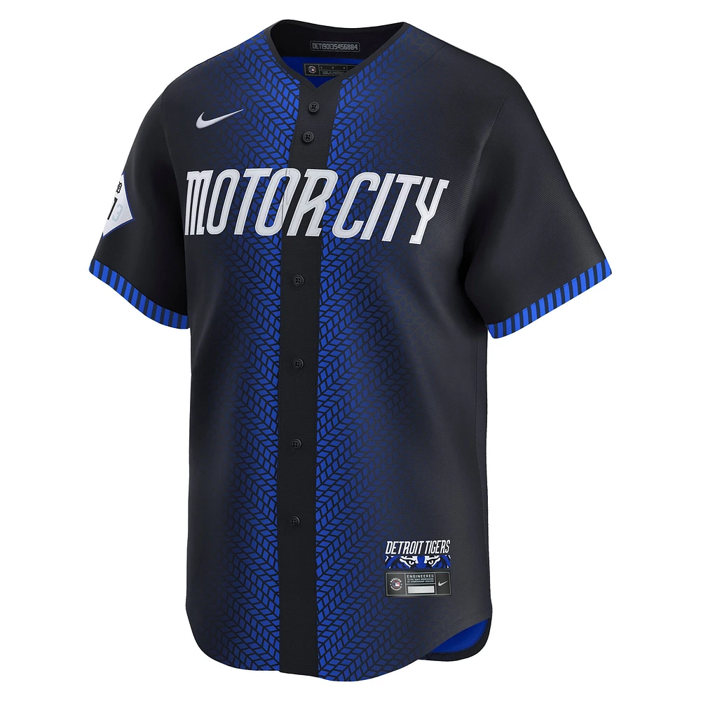 Men's Nike Riley Greene Navy Detroit Tigers City Connect Limited Jersey