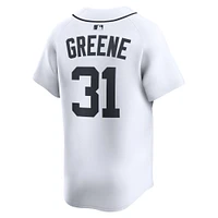 Maillot de joueur à domicile Nike Riley Greene pour homme, blanc, Detroit Tigers, édition limitée