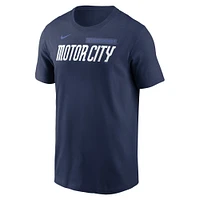 T-shirt avec nom et numéro Nike Spencer Torkelson pour homme, bleu marine, Detroit Tigers 2024 City Connect Fuse