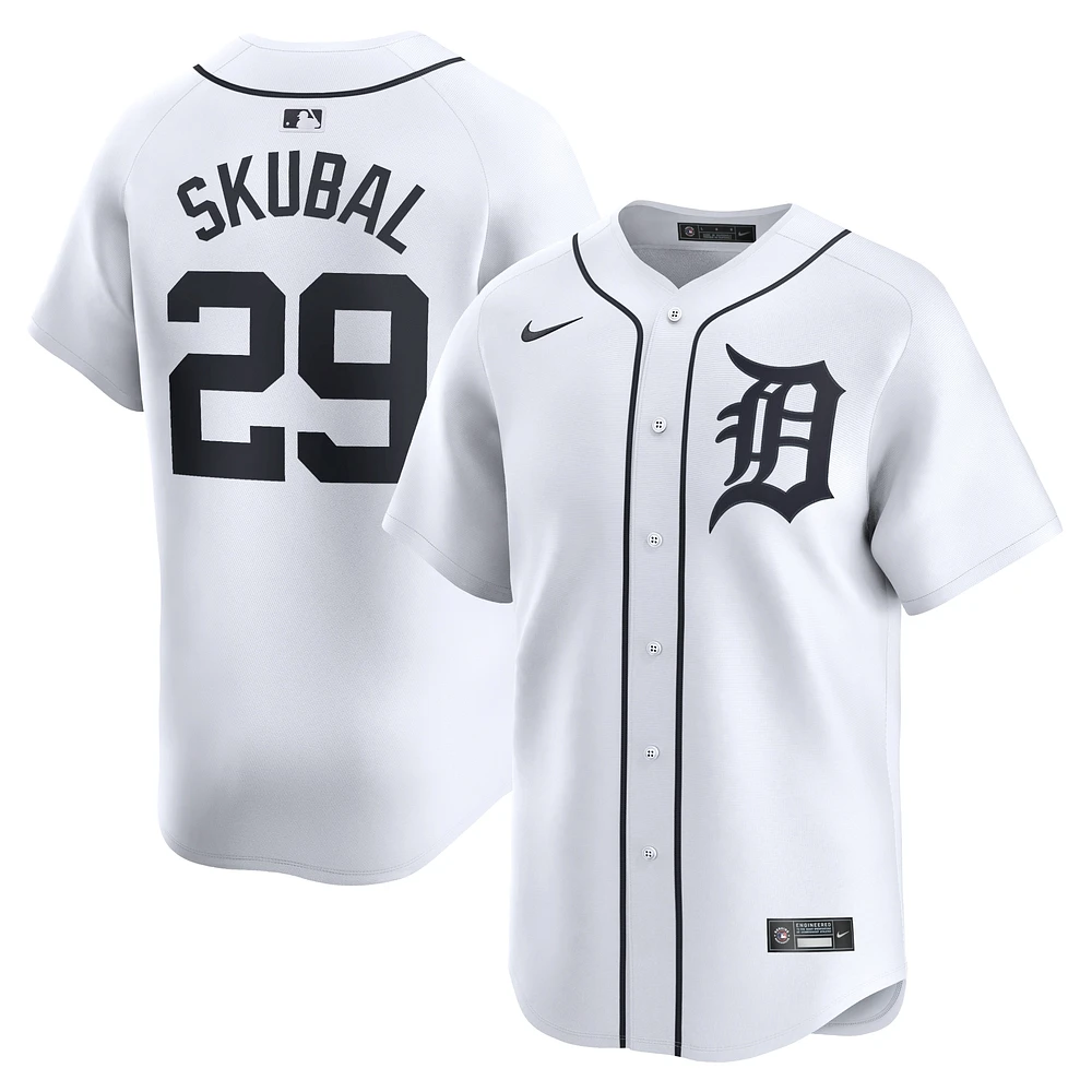 Maillot de joueur Nike Tarik Skubal pour hommes, blanc, Detroit Tigers Home Limited Player