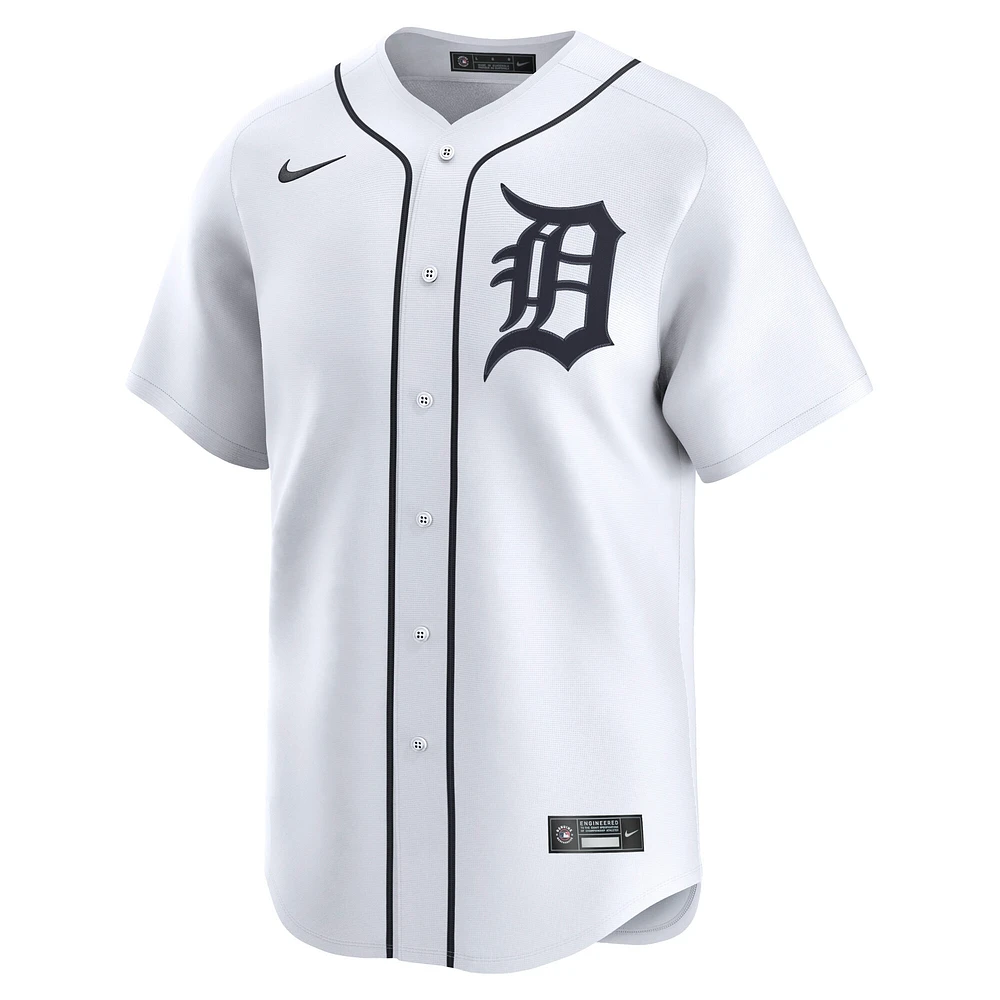 Men's Nike Tarik Skubal White Detroit Tigers Home Limited Player Jersey