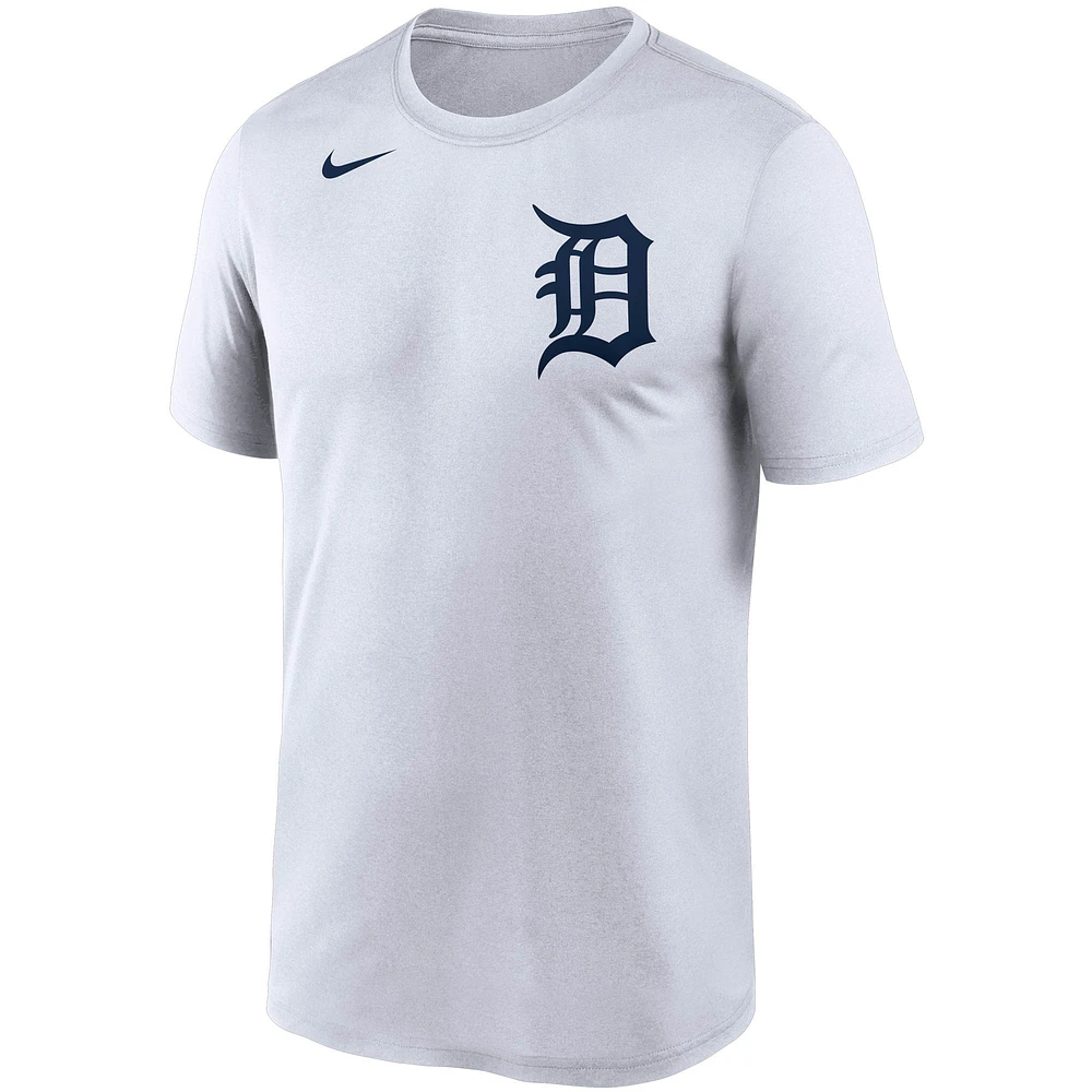 Men's Nike White Detroit Tigers Wordmark Legend Performance T-Shirt