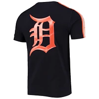 T-shirt à bandes Pro Standard pour homme des Detroit Tigers bleu marine/orange