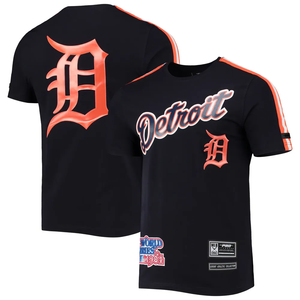 Detroit Tigers Fanatics Branded Hometown Collection Tri-Blend T-Shirt -  Heathered Navy