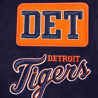 Men's Pro Standard Navy Detroit Tigers Area Code Twill Full-Zip Jacket