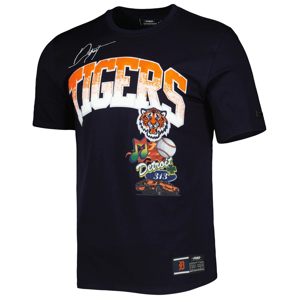 Men's Pro Standard Navy Detroit Tigers Hometown T-Shirt