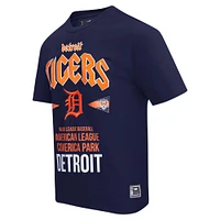 Men's Pro Standard Navy Detroit Tigers Oversized City Tour T-Shirt