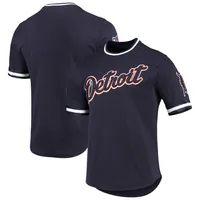 Youth Detroit Tigers Stitches Heathered Navy Snow T-Shirt