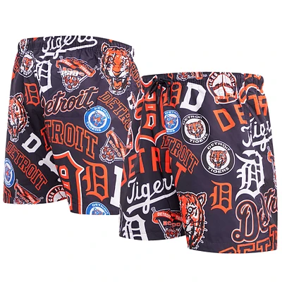 Short tissé avec logo pour hommes des Detroit Tigers Toss Pro Standard bleu marine