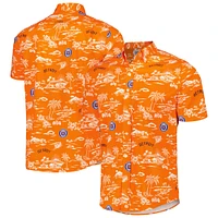 Chemise boutonnée Kekai des Tigers de Detroit orange Reyn Spooner pour homme