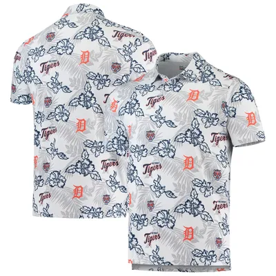 Polo performance Reyn Spooner des Detroit Tigers pour homme, blanc