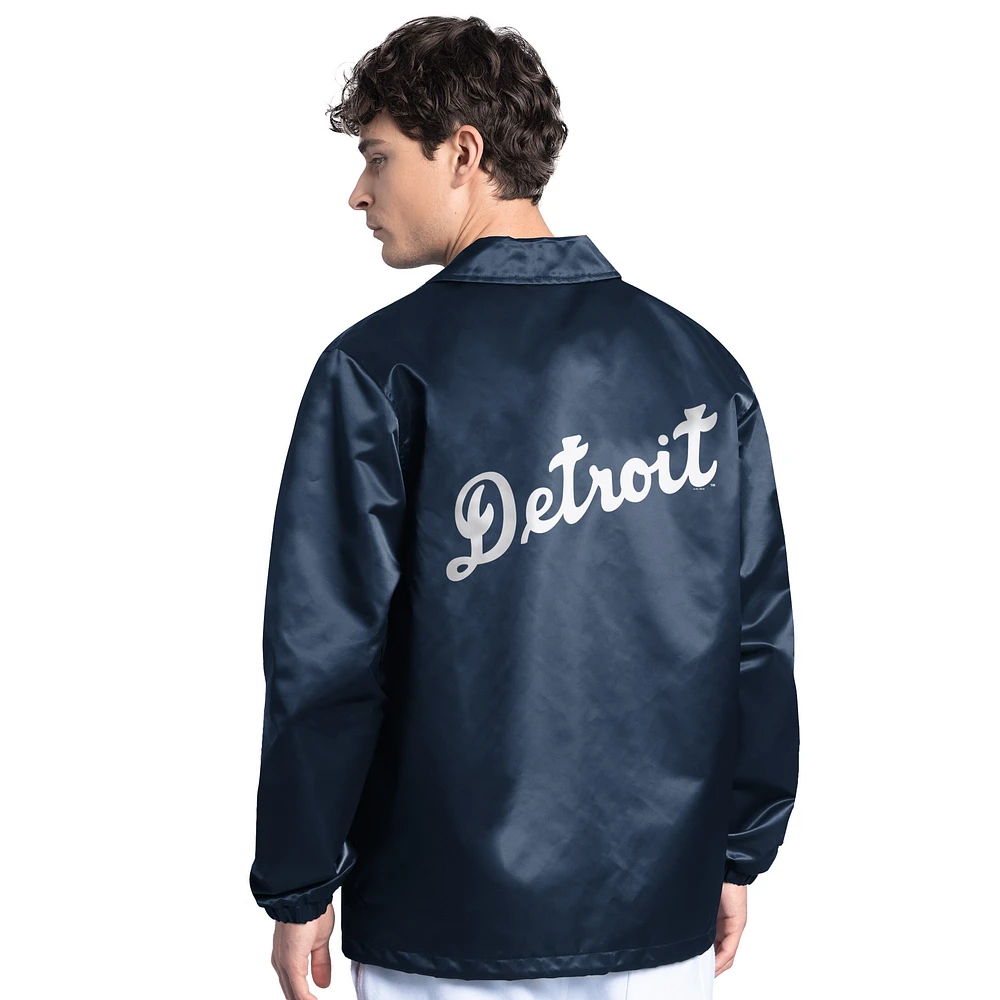 Veste d'entraîneur pour homme V100072 Tigers N STARTER Point Man avec logo Cooperstown JACMENMID #8