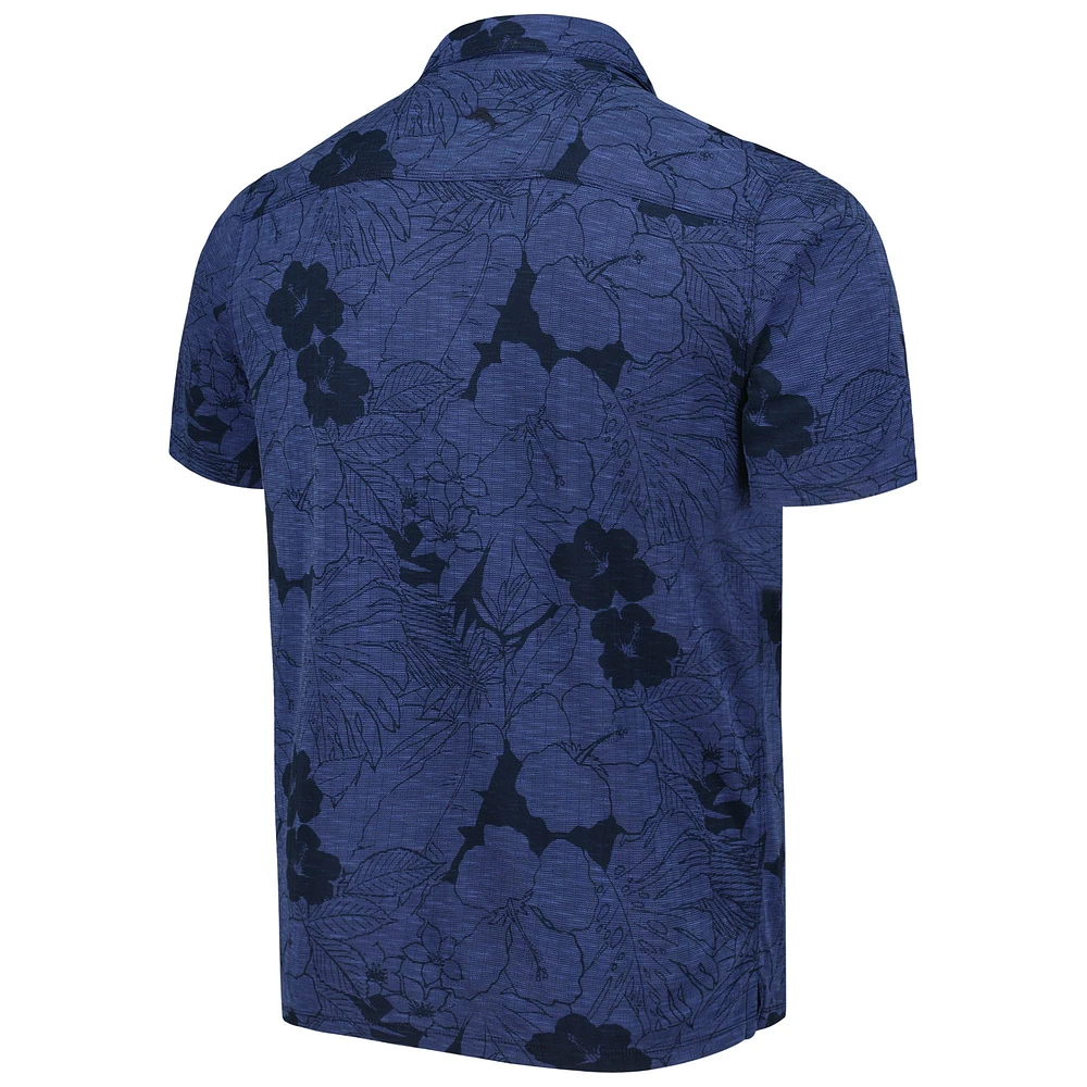 Polo Tommy Bahama Navy Detroit Tigers Blooms pour homme