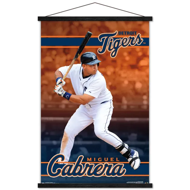 Lids Javier Baez Detroit Tigers 24.25 x 35.75 Framed Player Poster