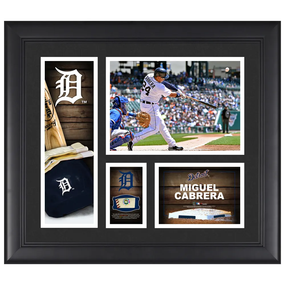 Lids Miguel Cabrera Detroit Tigers Fanatics Authentic Framed 15 x 17  3000th Hit Collage