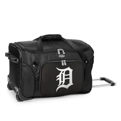 Detroit Tigers MOJO 22" 2-Wheeled Duffel Bag - Black
