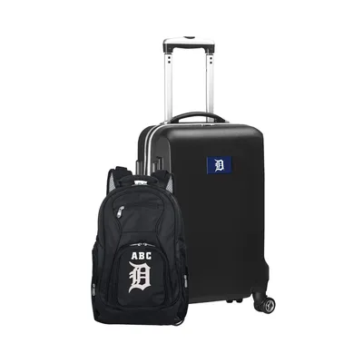 Detroit Tigers MOJO Personalized Deluxe 2-Piece Backpack & Carry-On Set
