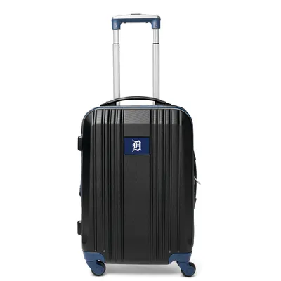 Detroit Tigers MOJO 21" Hardcase Two-Tone Spinner Carry-On - Navy