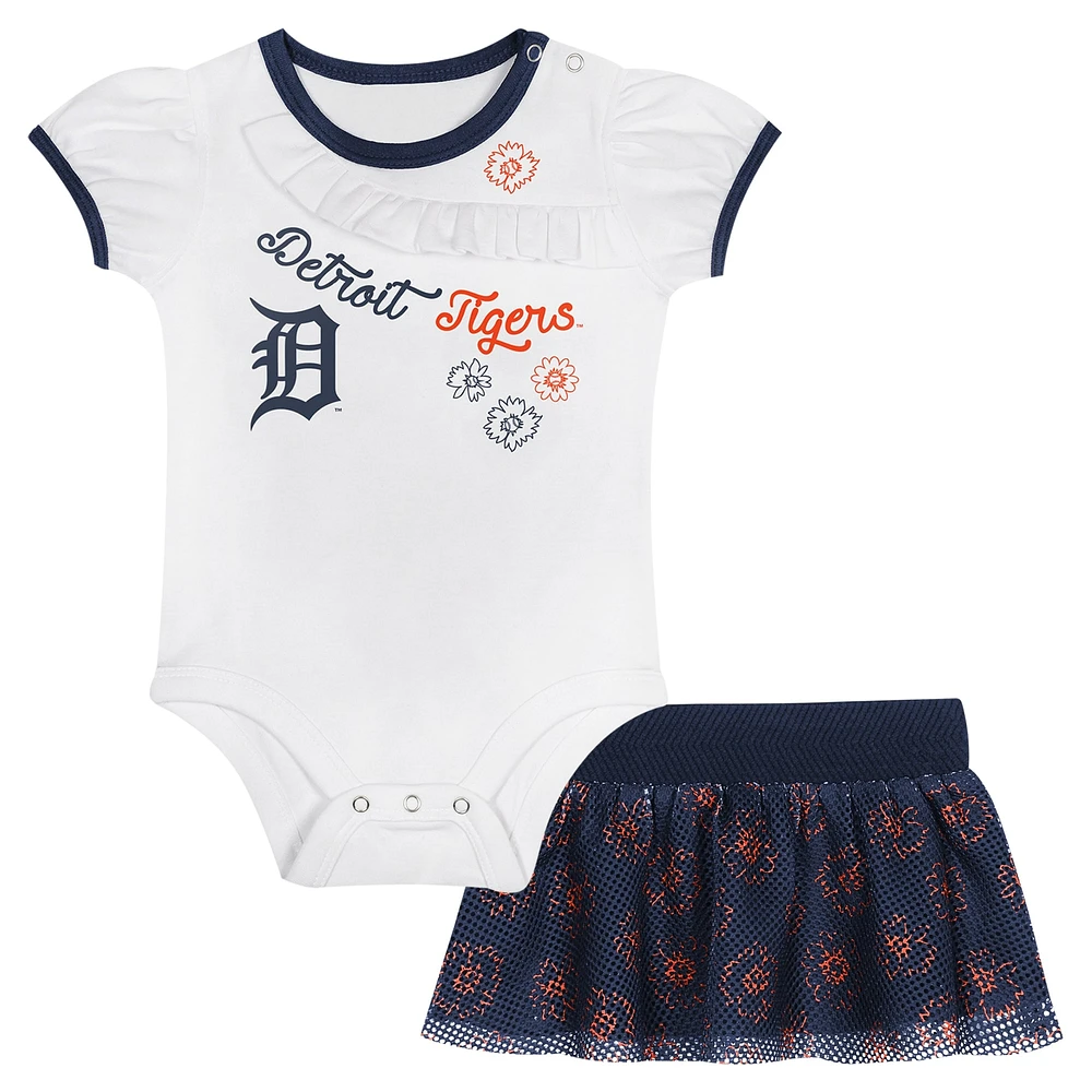 Ensemble body et jupe doux des Detroit Tigers pour nouveau-nés nourrissons