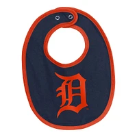 Newborn & Infant Detroit Tigers Tied Up Bodysuit, Bib Bootie Set