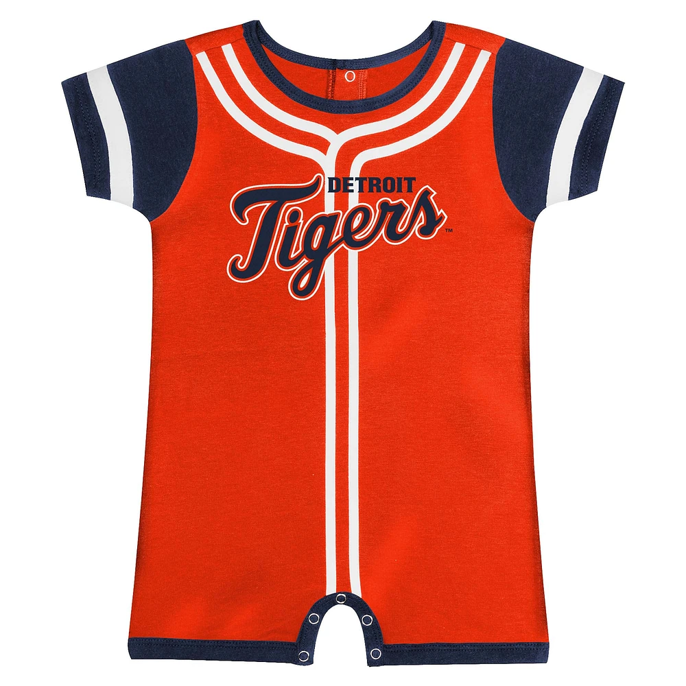 Barboteuse Fanatics Orange Detroit Tigers Fast Pitch pour nouveau-nés et nourrissons