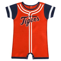 Newborn & Infant Fanatics Orange Detroit Tigers Fast Pitch Romper