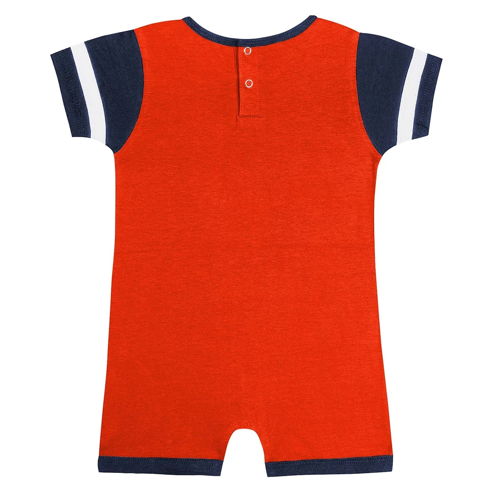 Newborn & Infant Fanatics Orange Detroit Tigers Fast Pitch Romper