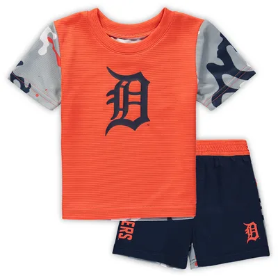 Lids Houston Astros Infant Pinch Hitter T-Shirt & Shorts Set - Orange/Navy