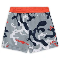 Newborn & Infant Orange/Navy Detroit Tigers Pinch Hitter T-Shirt Shorts Set