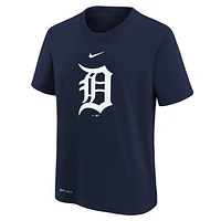 Preschool Nike Navy Detroit Tigers Large Logo Performance - T-Shirt