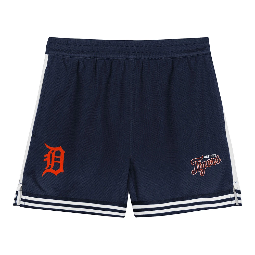 Ensemble de 2 pièces pour frappeur champ intérieur des Detroit Tigers d'âge préscolaire orange
