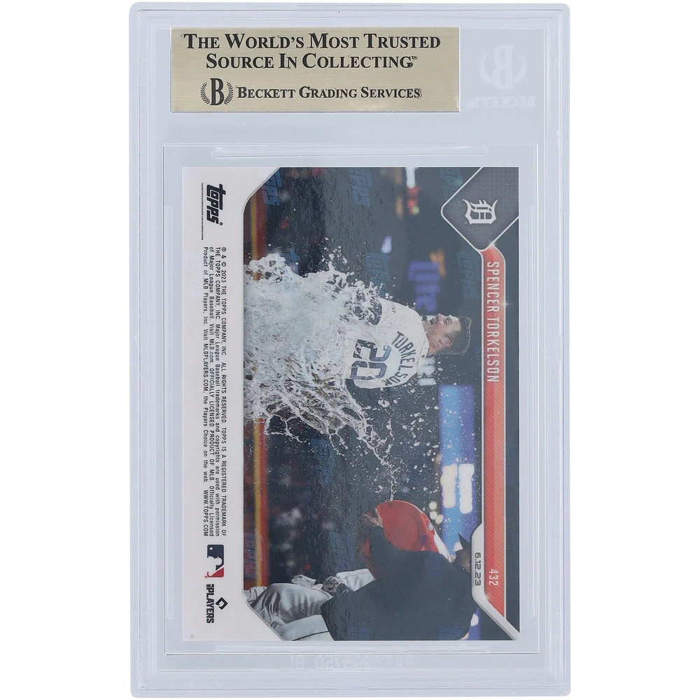 Spencer Torkelson Detroit Tigers 2023 Topps Now 1st Career Walk-Off Homerun #432 BGS Authenticated 10 Card - 9.5,10,10,10 Subgrades