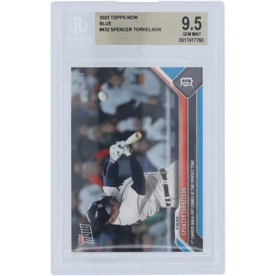 Spencer Torkelson Detroit Tigers 2023 Topps Now Blue 1st Career Walk-Off Homerun #432 #/49 BGS Authenticated 9.5 Card