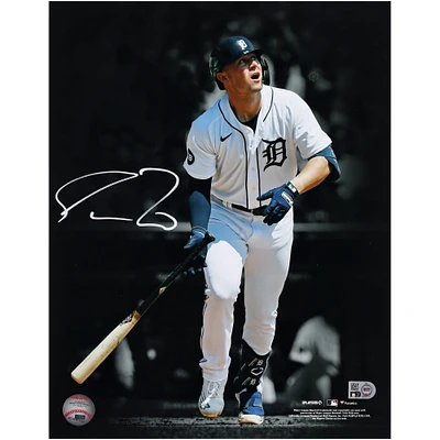 Spencer Torkelson Detroit Tigers Autographed 11" x 14" Bat Drop Spotlight Photograph