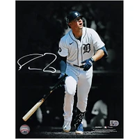 Spencer Torkelson Detroit Tigers Autographed 11" x 14" Bat Drop Spotlight Photograph