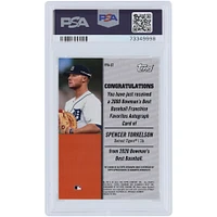 Spencer Torkelson Detroit Tigers Autographed 2020 Bowman's Best Atomic Refractor #FFA-ST #17/25 PSA Authenticated 9 Card