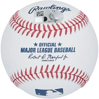 Baseball autographié par Tarik Skubal des Detroit Tigers avec l'inscription « MLB Debut 8-18-20 »