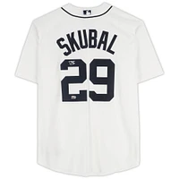 Tarik Skubal Detroit Tigers Autographed White Nike Replica Jersey 