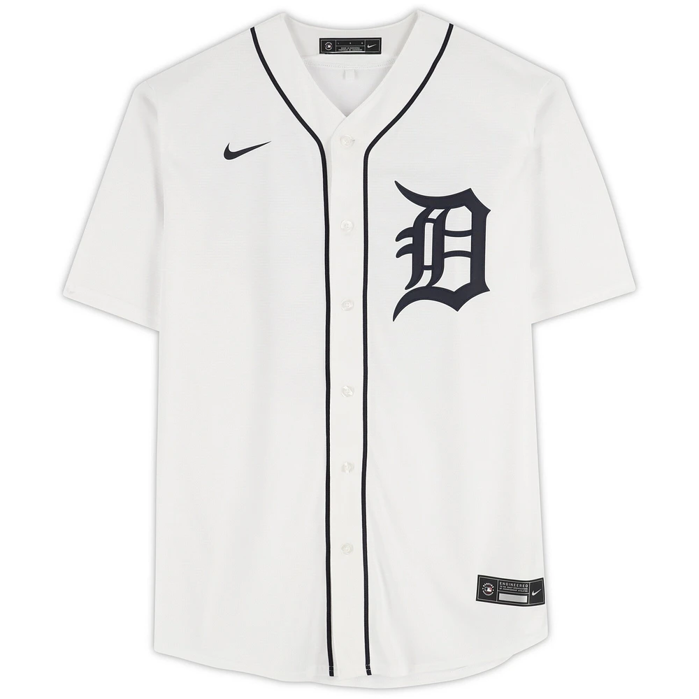 Tarik Skubal Detroit Tigers Autographed White Nike Replica Jersey 