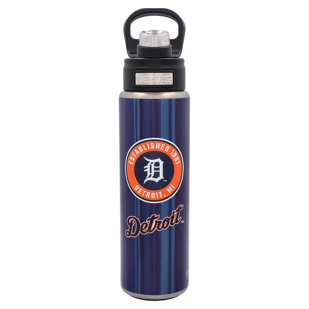 Tervis Tigres de Détroit 24oz. Bouteille d'eau tout en large goulot