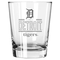 The Memory Company Detroit Tigers 15oz. Double Old Fashioned Glass