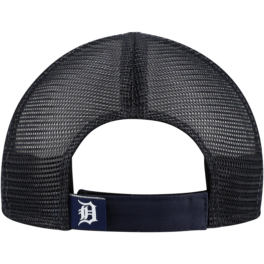 Toddler New Era  White/Navy Detroit Tigers Painted A-Frame 9FORTY Trucker Adjustable Hat