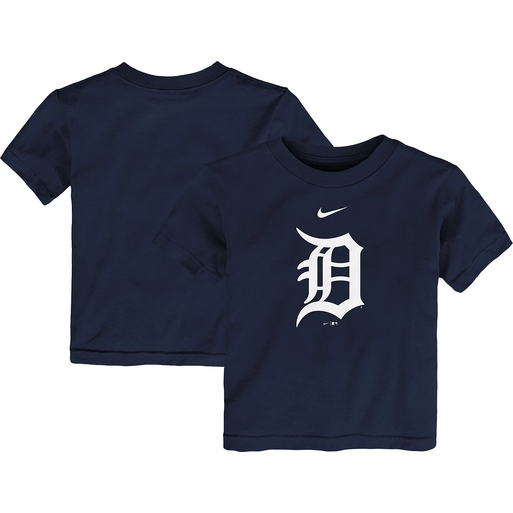 T-shirt Nike bleu marine avec grand logo des Detroit Tigers pour tout-petit