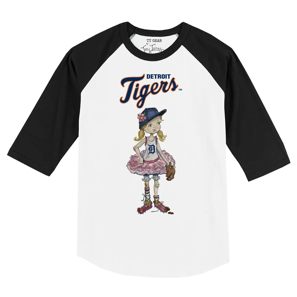 Lids Detroit Tigers Youth V-Neck T-Shirt - White/Navy