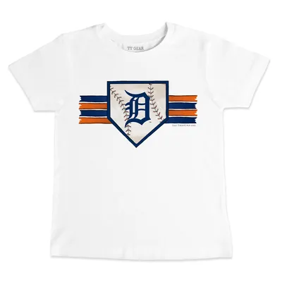 Tiny Turnip Detroit Tigers I Love Dad Tee Shirt Women's Small / White