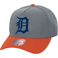 Unisex Mitchell & Ness  Gray Detroit Tigers Basic Pro Adjustable Hat