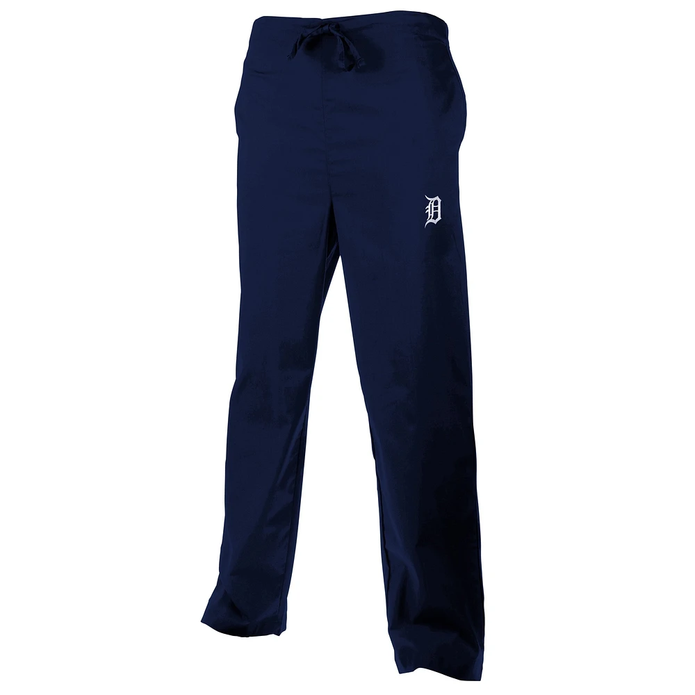 Unisex Navy Blue Detroit Tigers Scrub Pants