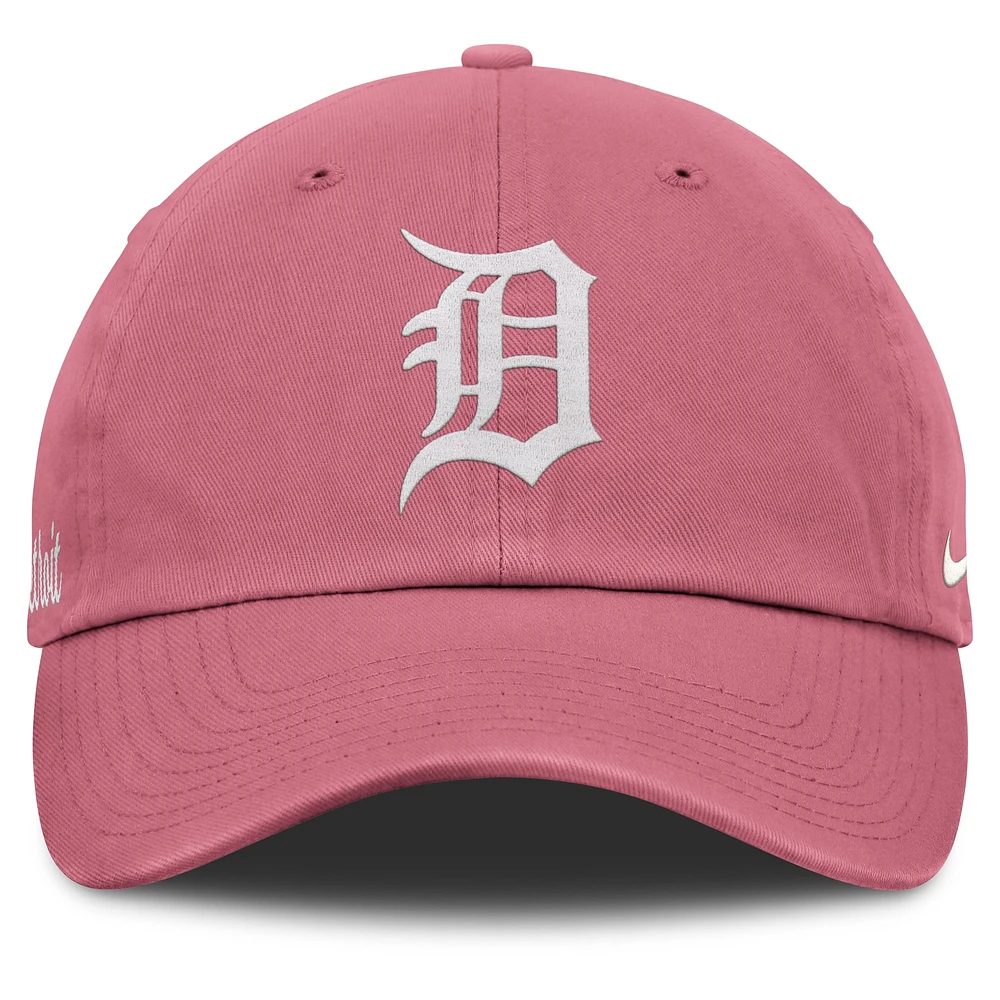 Unisex Nike Pink Detroit Tigers Club Adjustable Hat