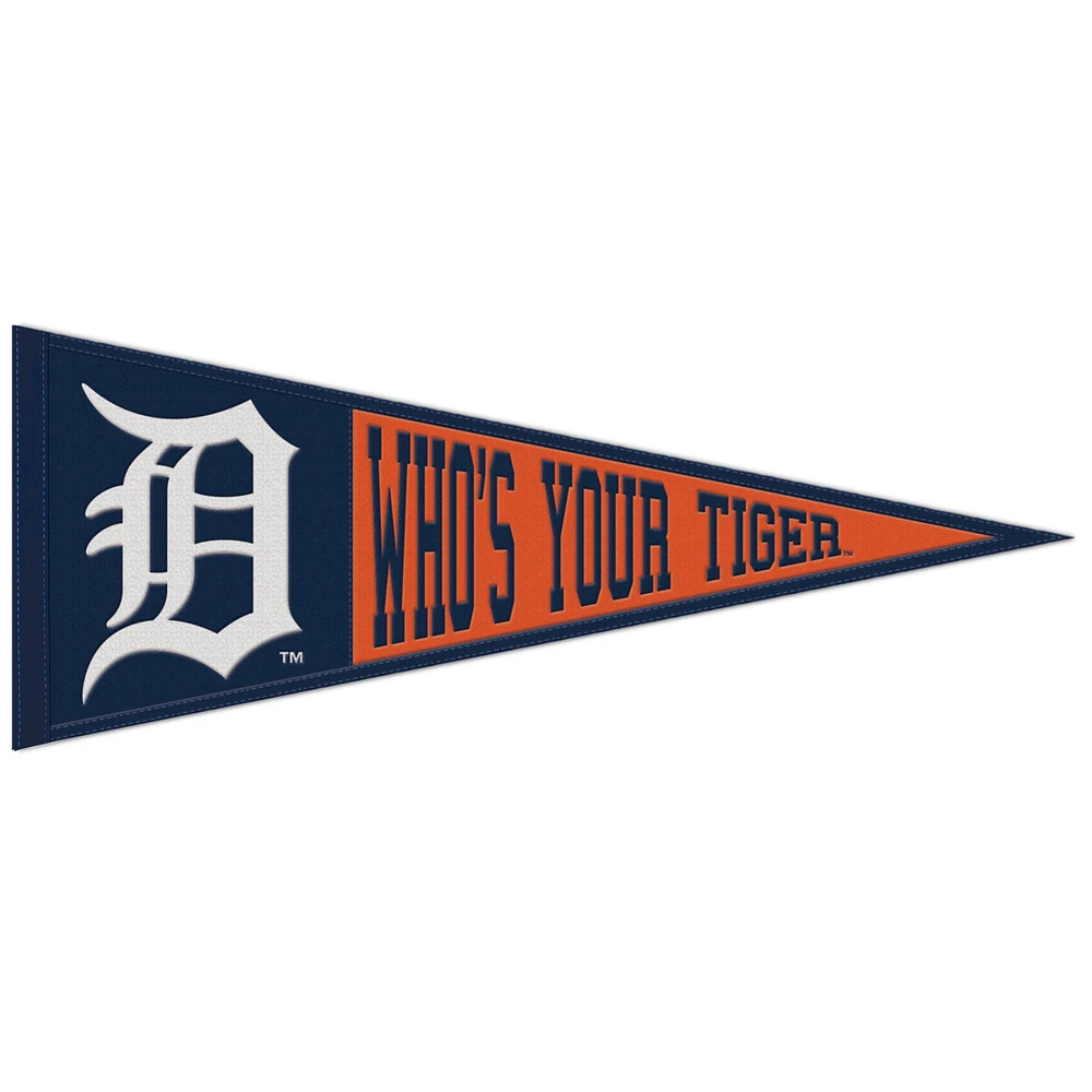 Fanion avec slogan WinCraft Detroit Tigers 13" x 32"