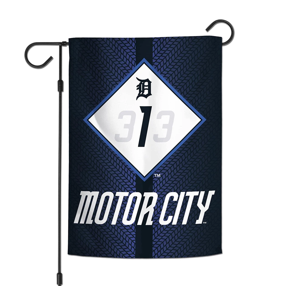 WinCraft Detroit Tigers 2024 City Connect Drapeau de jardin double face 12 po x 18 po